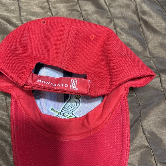 Red Baseball Cap with St. Louis Cardinal Logo - Picture 3 of 4